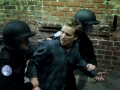 Nick Brady (Jonathan Scarfe) apprehended by alternate- American fascist police Guards, Radio Free Albemuth